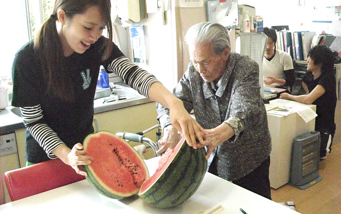 施設での暮らし